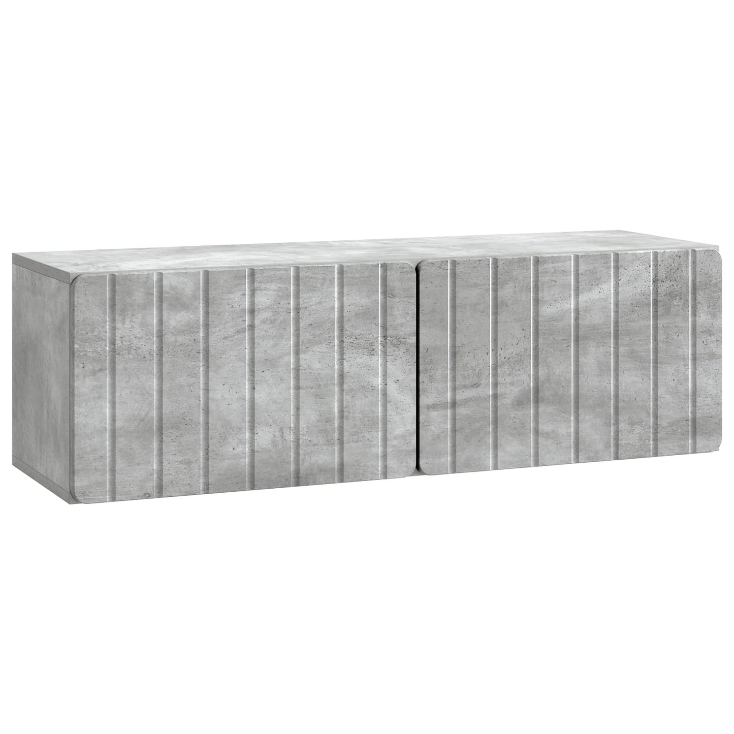 Wall-Mounted TV Cabinet Concrete Grey 98 x 31 x 30 cm