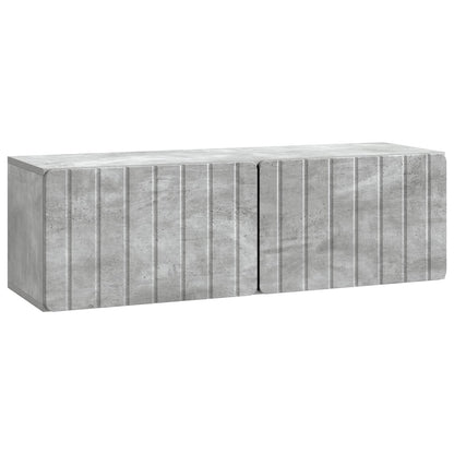 Wall-Mounted TV Cabinet Concrete Grey 98 x 31 x 30 cm