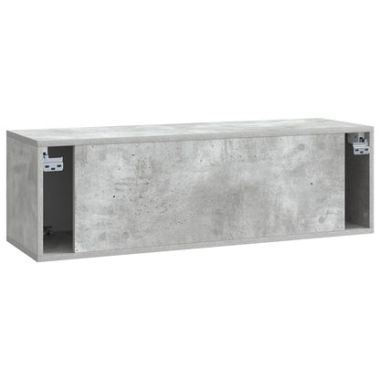 Wall-Mounted TV Cabinet Concrete Grey 98 x 31 x 30 cm