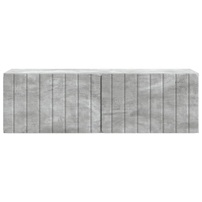 Wall-Mounted TV Cabinet Concrete Grey 98 x 31 x 30 cm
