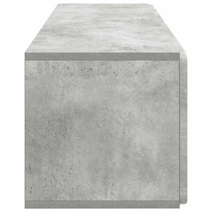 Wall-Mounted TV Cabinet Concrete Grey 98 x 31 x 30 cm