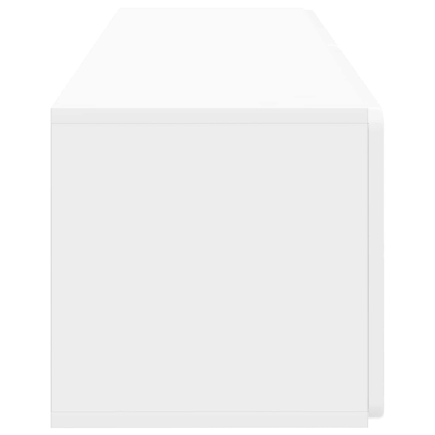 Wall-Mounted TV Cabinet High Gloss White 98 x 31 x 30 cm
