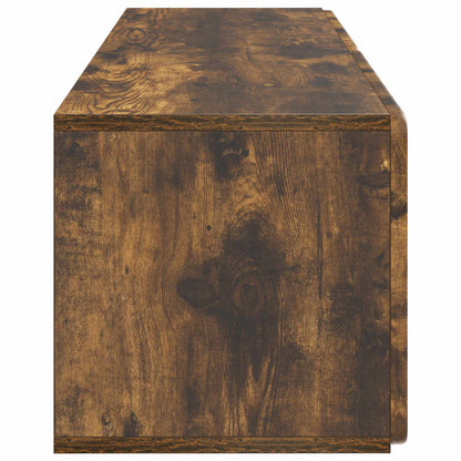 Wall-Mounted TV Cabinet Wall-mounted Smoked Oak 98 x 31 x 30 cm