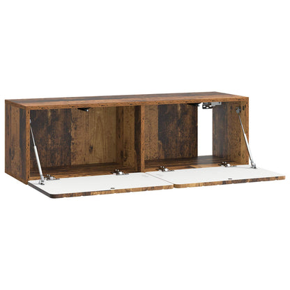 Wall-Mounted TV Cabinet Wall-mounted Old Wood 98 x 31 x 30 cm