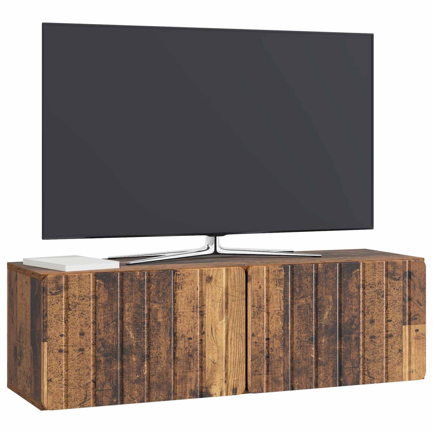 Wall-Mounted TV Cabinet Wall-mounted Old Wood 98 x 31 x 30 cm