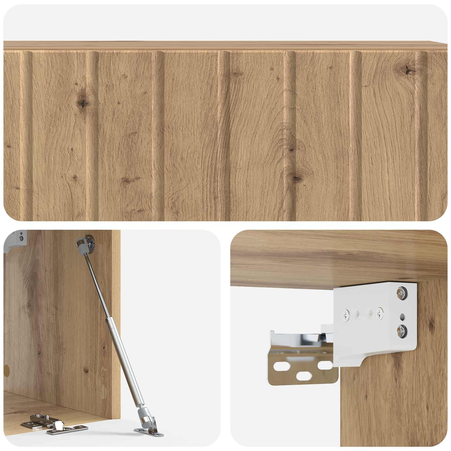 Wall-Mounted TV Cabinet Artisan Oak 98 x 31 x 30 cm