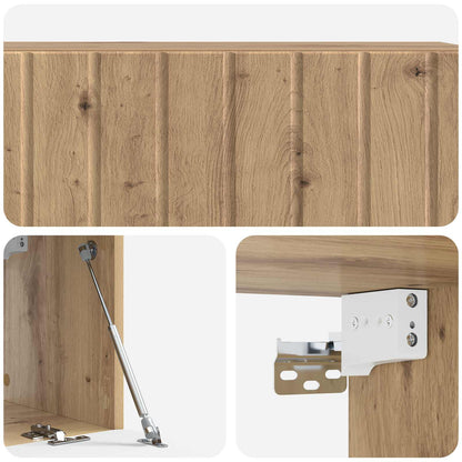 Wall-Mounted TV Cabinet Artisan Oak 98 x 31 x 30 cm