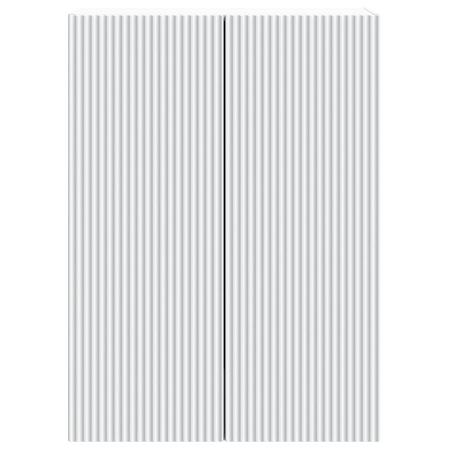 Wall-Mounted Cabinet 66 x 34.5 x 90 cm Engineered Wood White