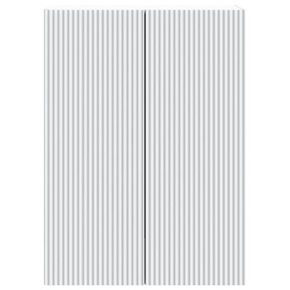 Wall-Mounted Cabinet 66 x 34.5 x 90 cm Engineered Wood White