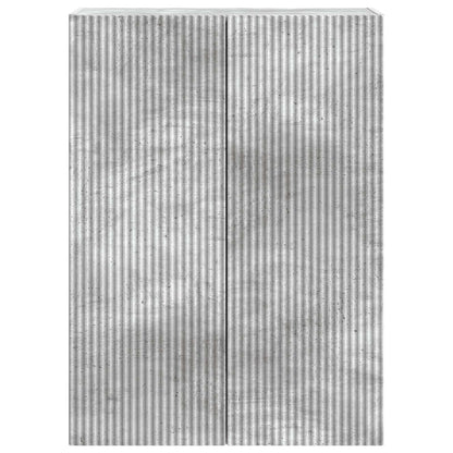 Wall-Mounted Cabinet Concrete Grey 66 x 34.5 x 90 cm