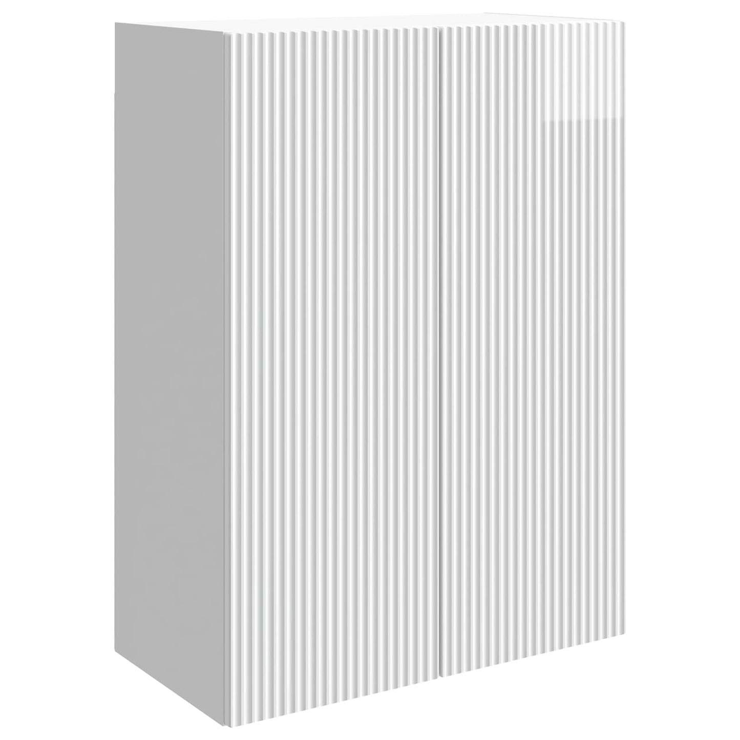 Wall-Mounted Cabinet High Gloss White 66 x 34.5 x 90 cm