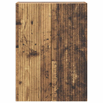 Wall-Mounted Cabinet 66 x 34.5 x 90 cm Engineered Wood Old Wood