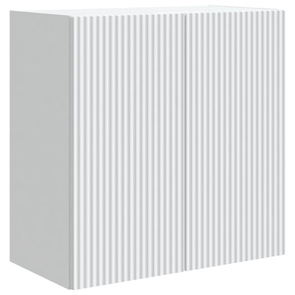 Wall-Mounted Cabinet 59 x 31 x 60 cm Engineered Wood White