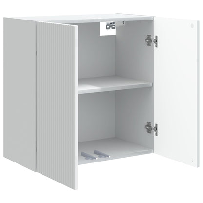 Wall-Mounted Cabinet 59 x 31 x 60 cm Engineered Wood White