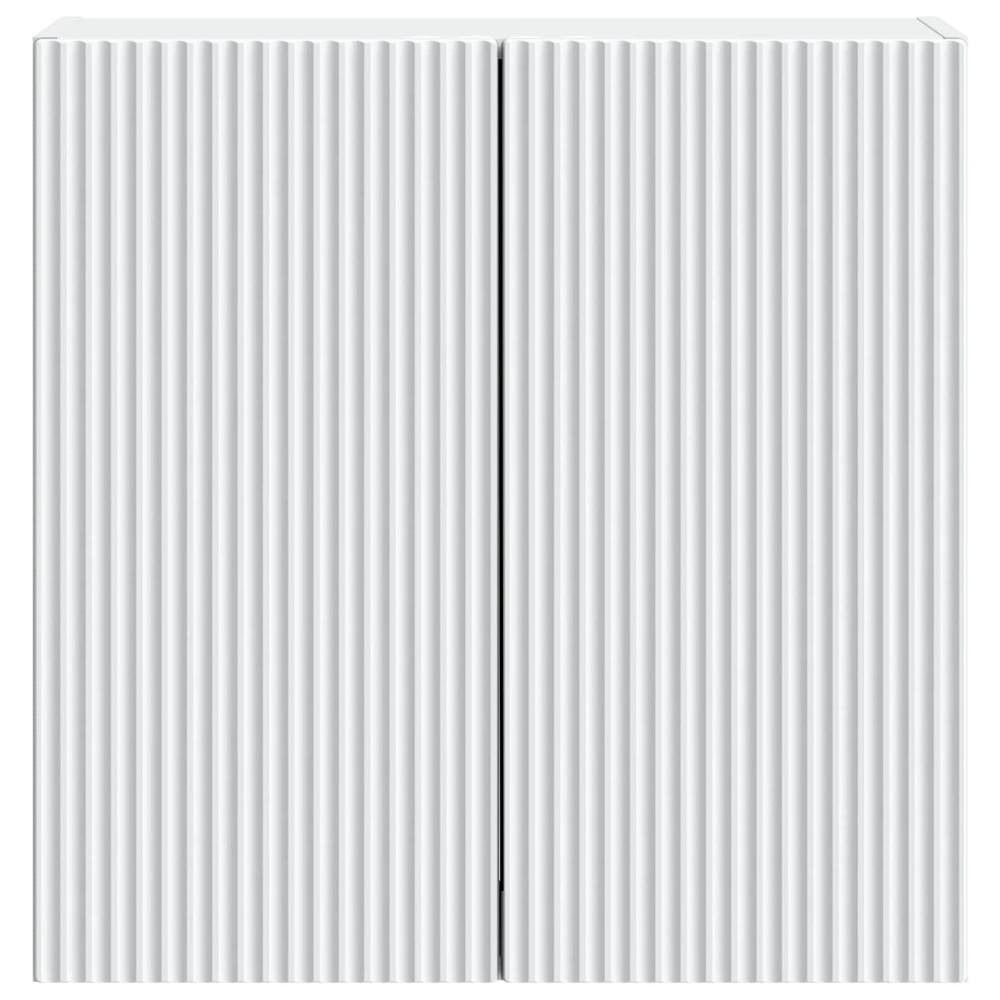 Wall-Mounted Cabinet 59 x 31 x 60 cm Engineered Wood White