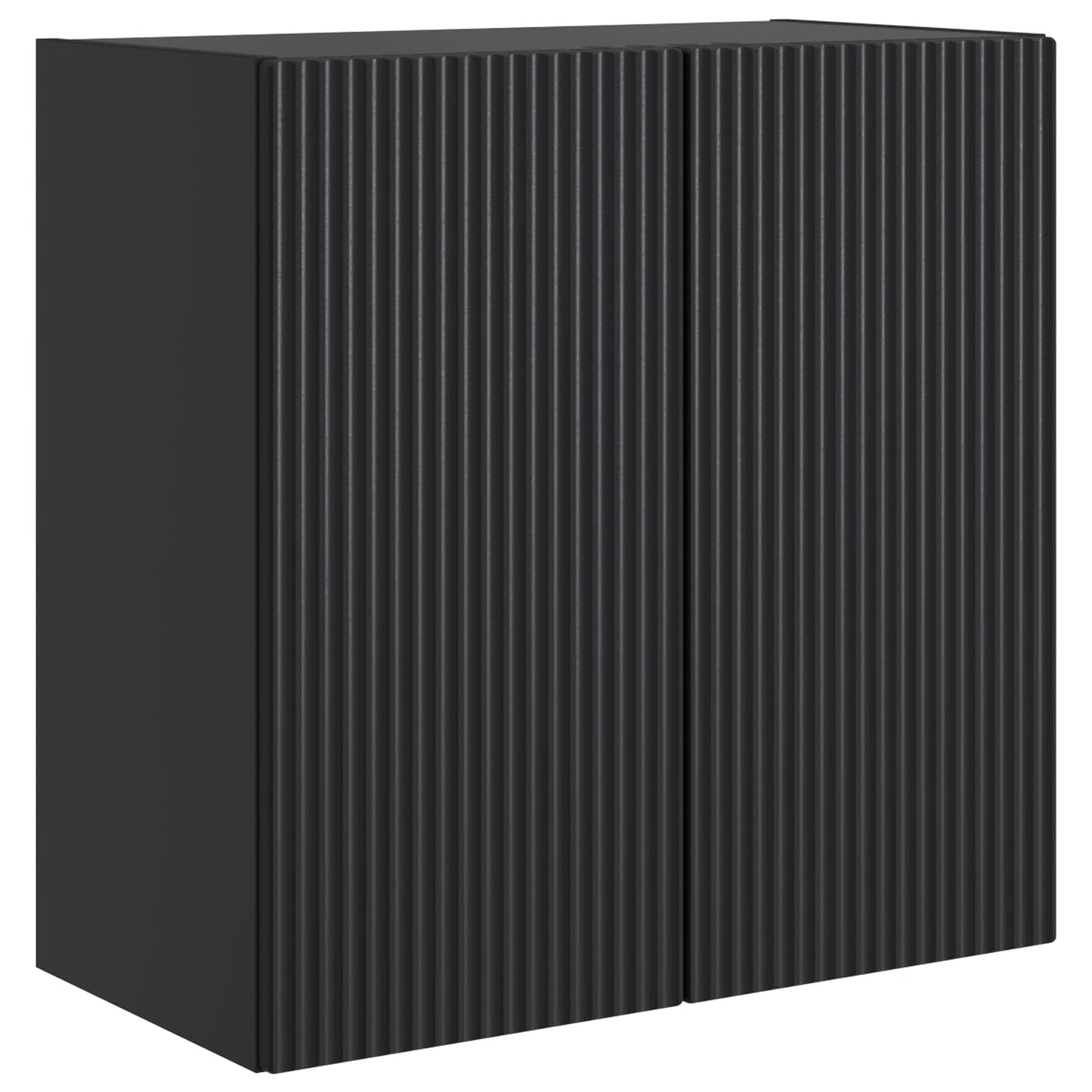 Wall-Mounted Cabinet 59 x 31 x 60 cm Engineered Wood Black