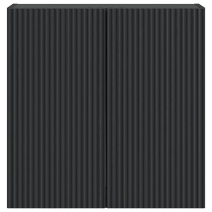 Wall-Mounted Cabinet 59 x 31 x 60 cm Engineered Wood Black