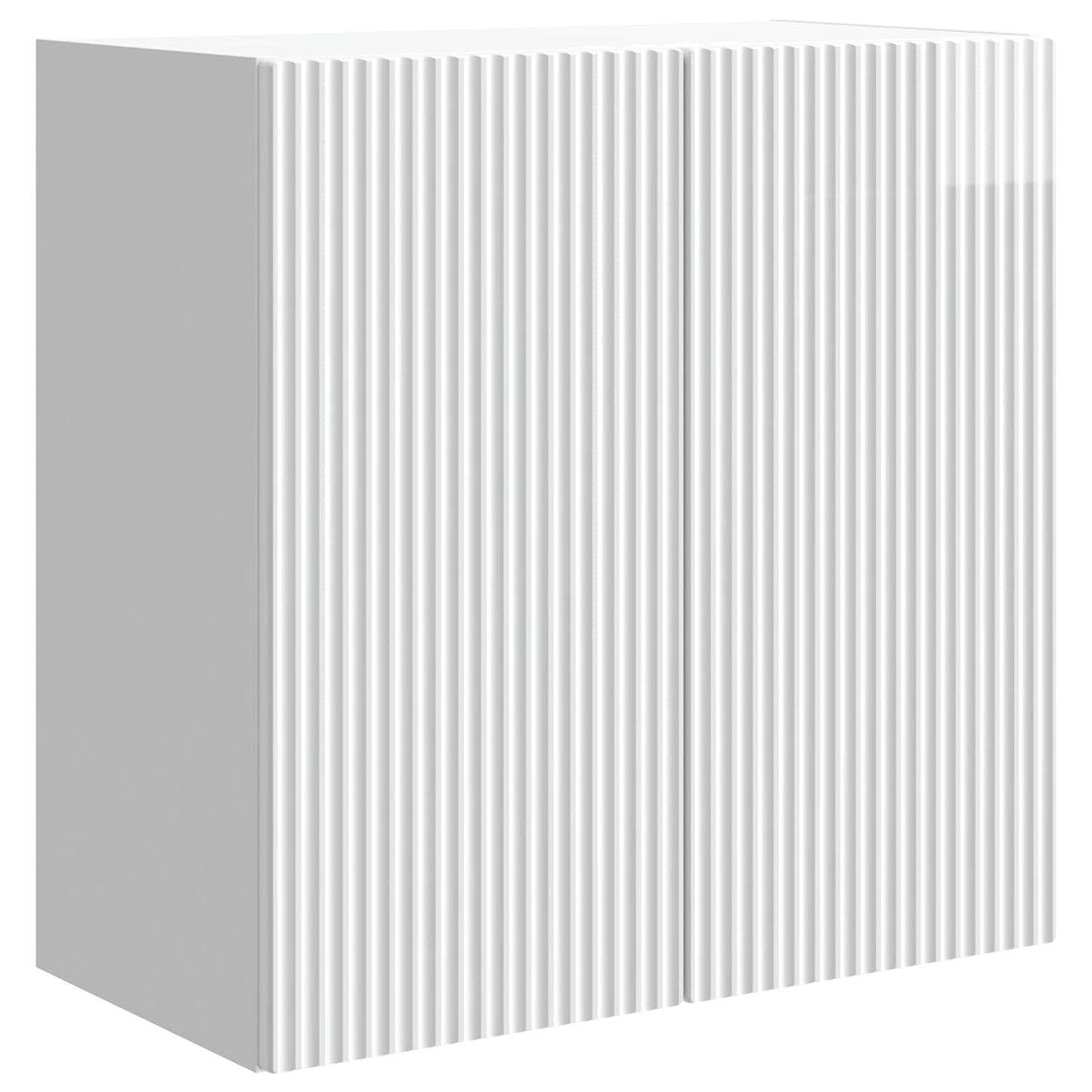 Wall-Mounted Cabinet High Gloss White 59 x 31 x 60 cm
