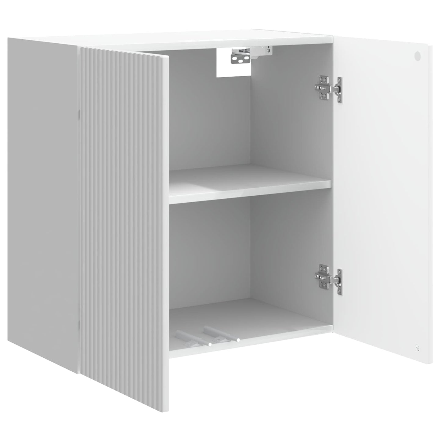 Wall-Mounted Cabinet High Gloss White 59 x 31 x 60 cm
