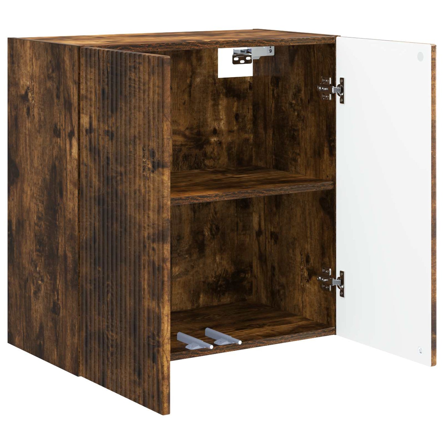 Wall-Mounted Cabinet 59 x 31 x 60 cm Engineered Wood Smoked Oak