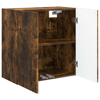 Wall-Mounted Cabinet 59 x 31 x 60 cm Engineered Wood Smoked Oak