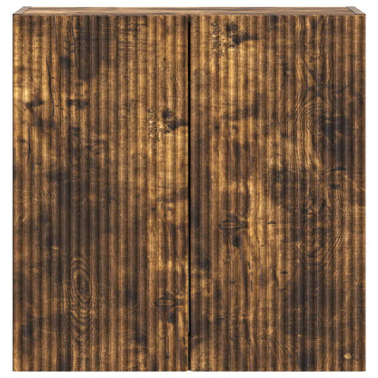 Wall-Mounted Cabinet 59 x 31 x 60 cm Engineered Wood Smoked Oak