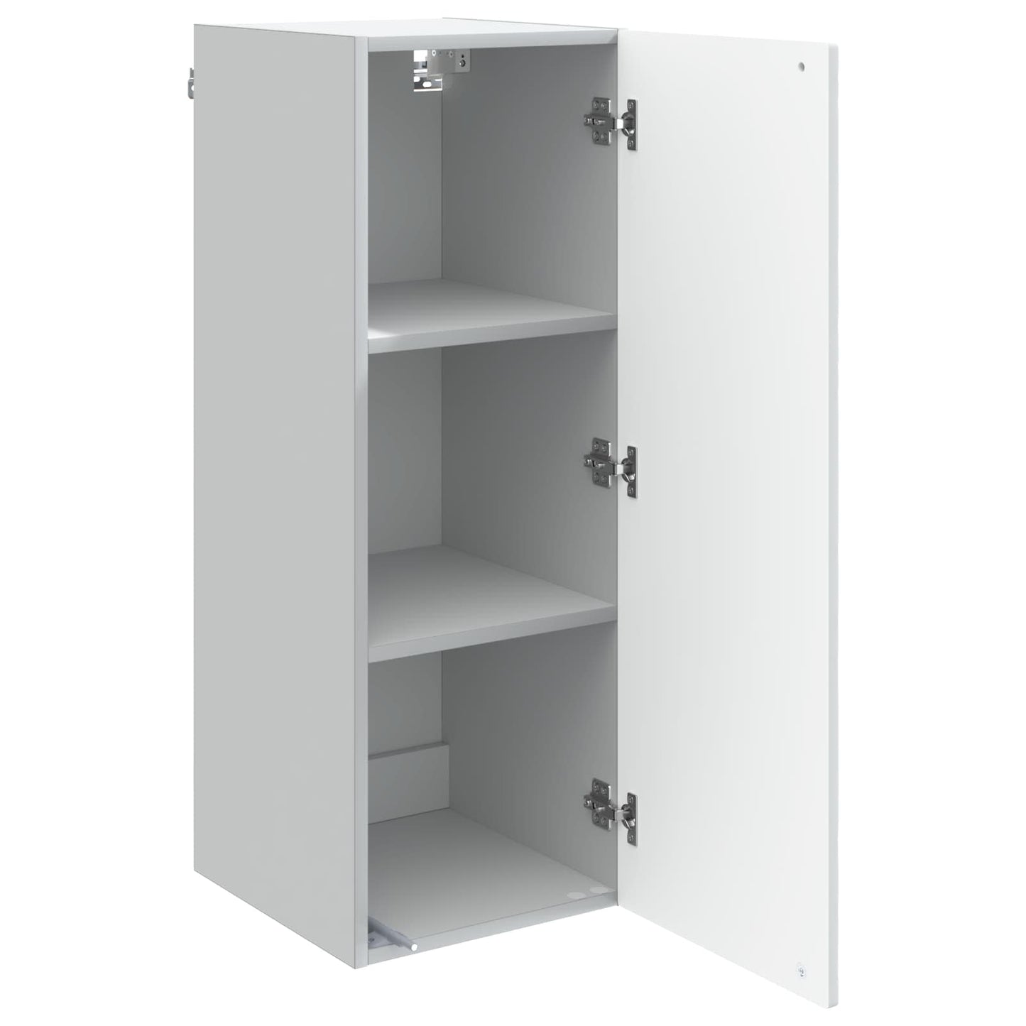 Wall-Mounted Cabinet 33 x 34.5 x 90 cm Engineered Wood White