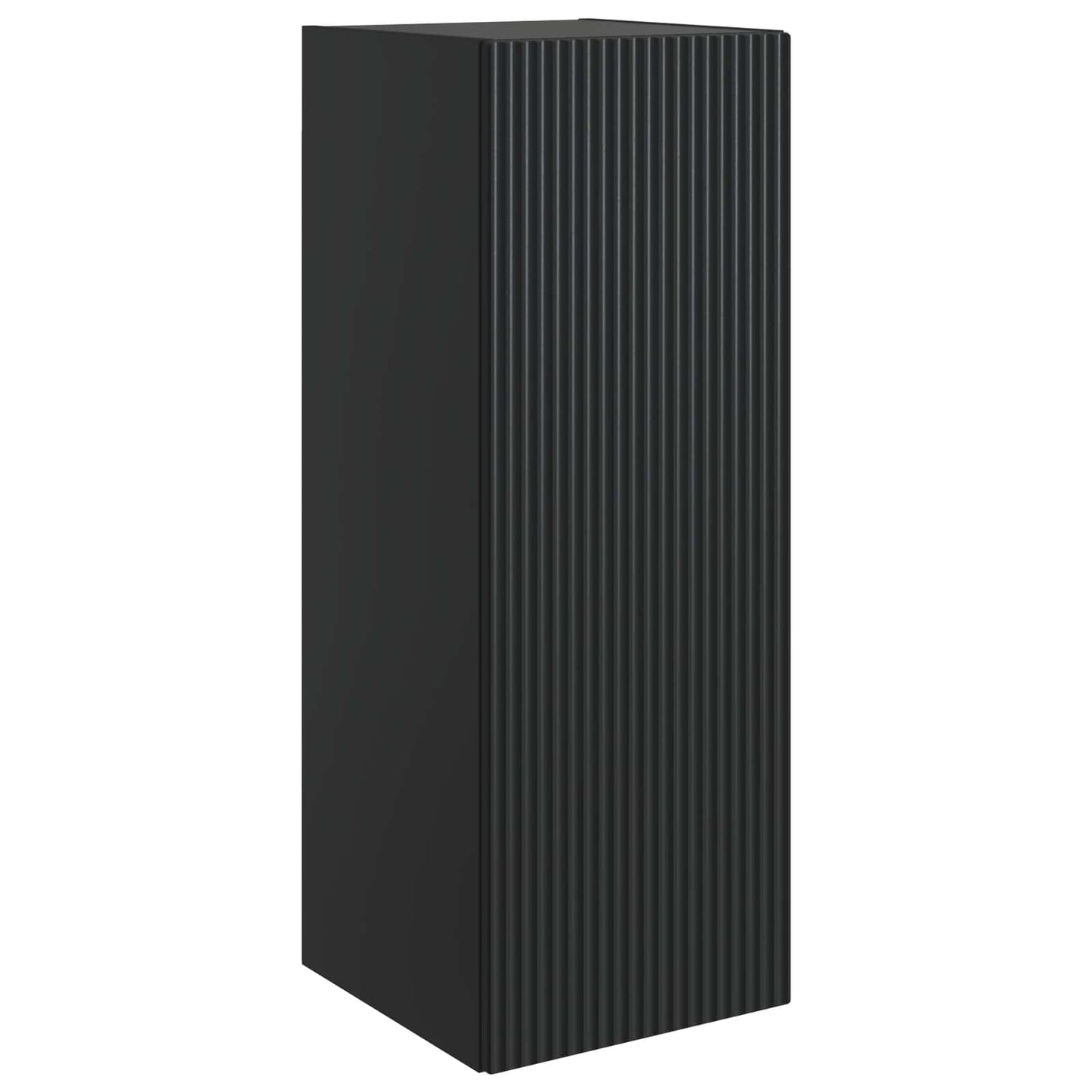 Wall-Mounted Cabinet 33 x 34.5 x 90 cm Engineered Wood Black