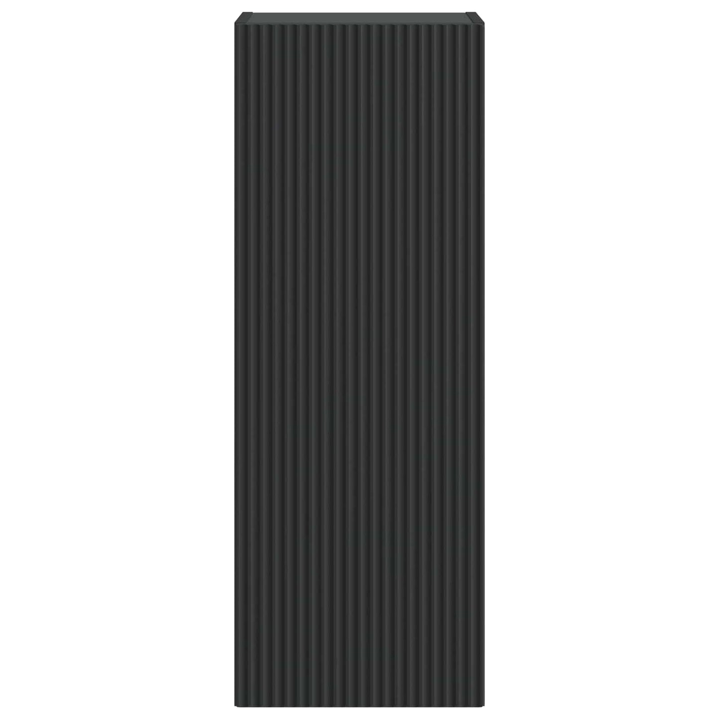 Wall-Mounted Cabinet 33 x 34.5 x 90 cm Engineered Wood Black