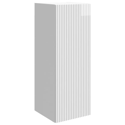 Wall-Mounted Cabinet High Gloss White 33 x 34.5 x 90 cm