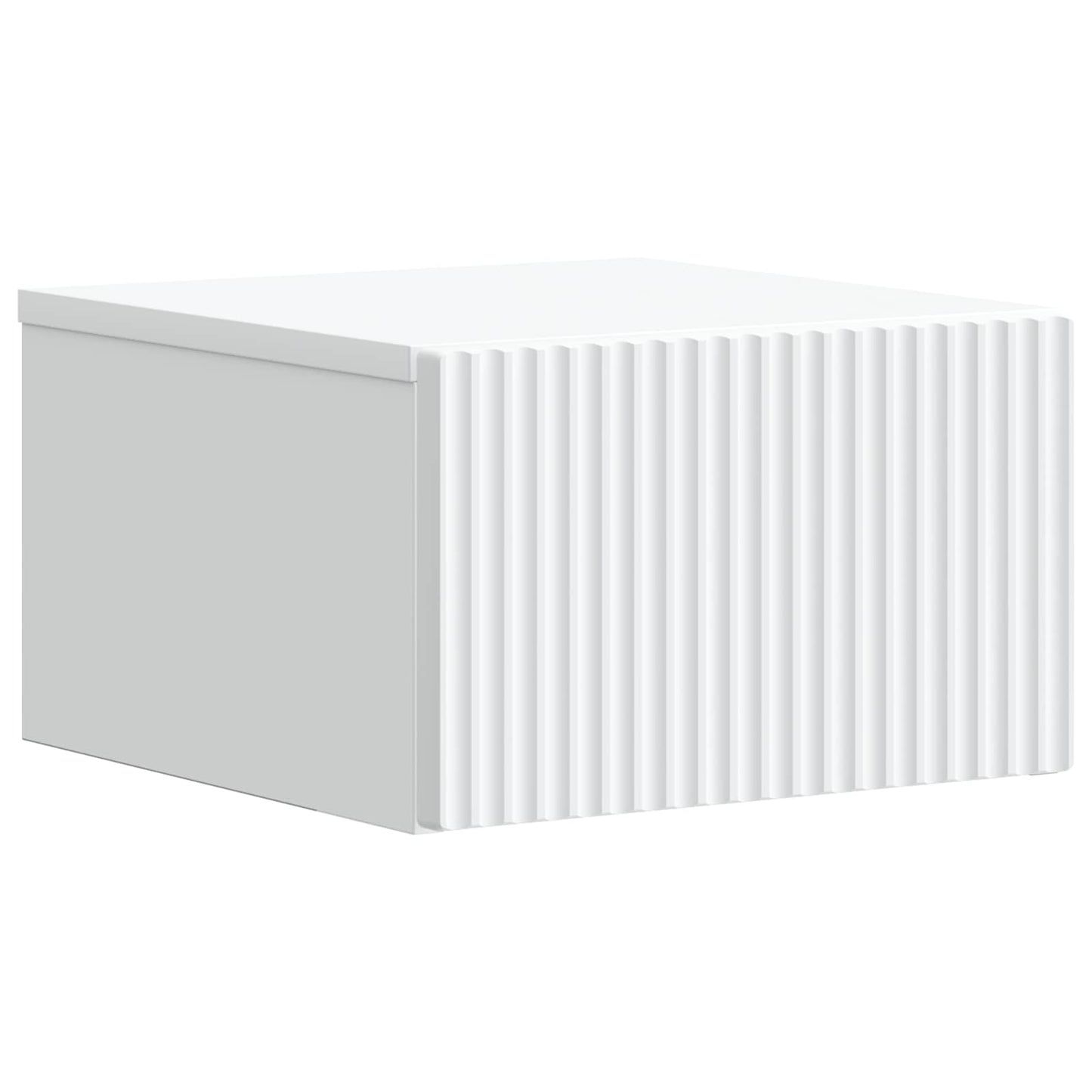 Wall-Mounted Bedside Cabinet 2 pcs White 33 x 34.5 x 20 cm