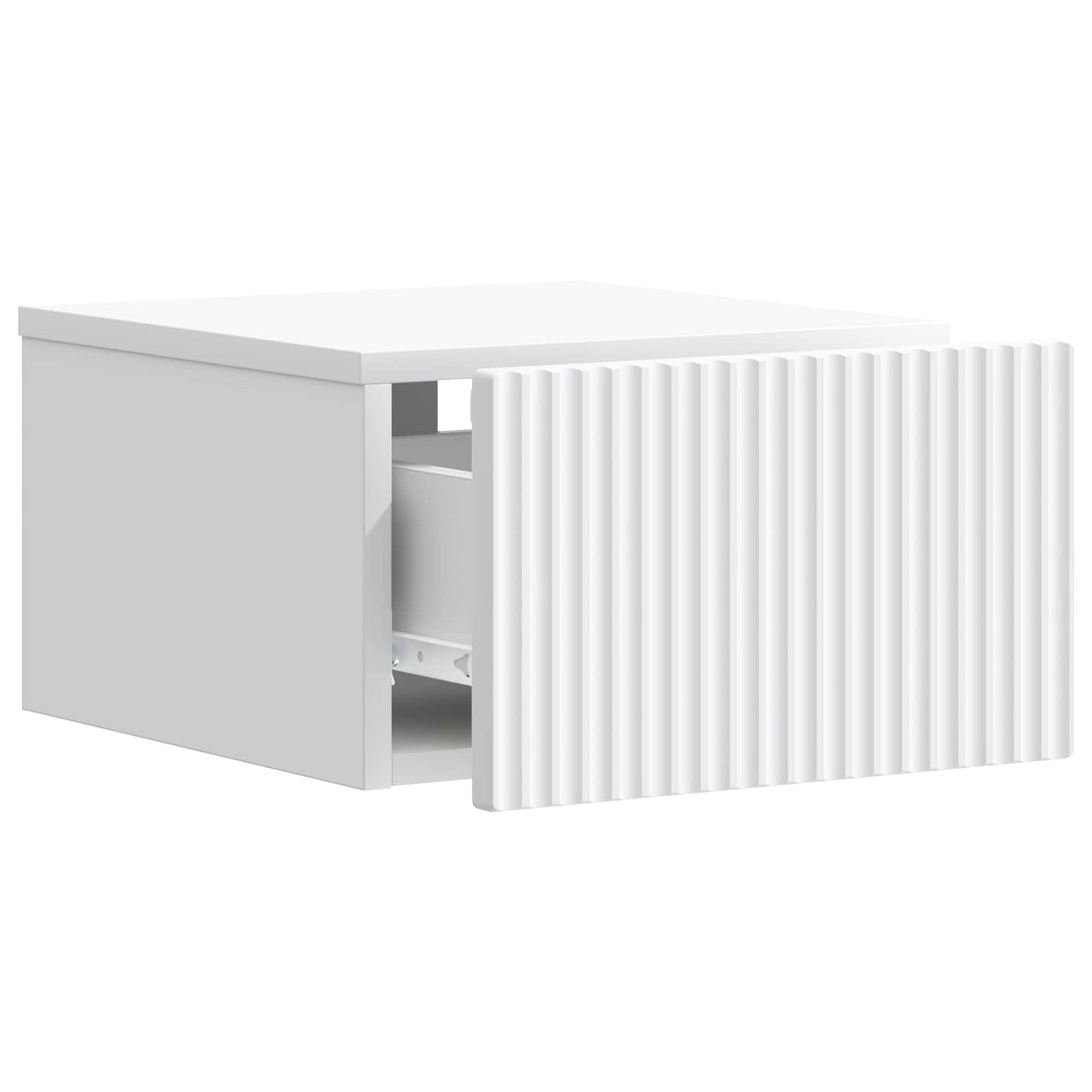 Wall-Mounted Bedside Cabinet 2 pcs White 33 x 34.5 x 20 cm