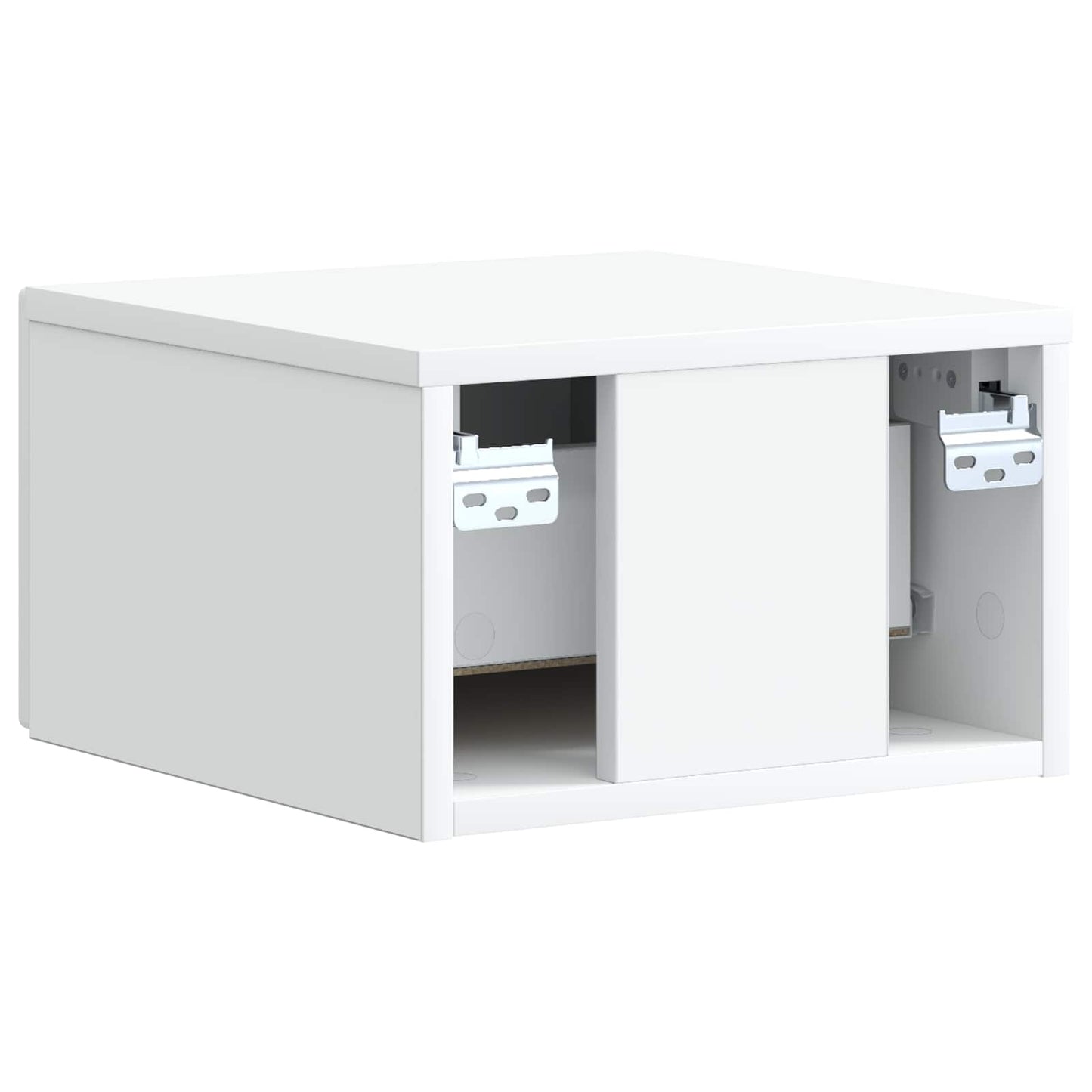 Wall-Mounted Bedside Cabinet 2 pcs White 33 x 34.5 x 20 cm