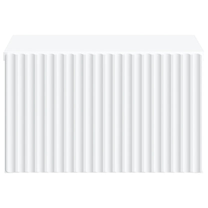 Wall-Mounted Bedside Cabinet 2 pcs White 33 x 34.5 x 20 cm