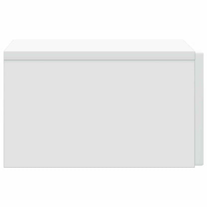 Wall-Mounted Bedside Cabinet 2 pcs White 33 x 34.5 x 20 cm