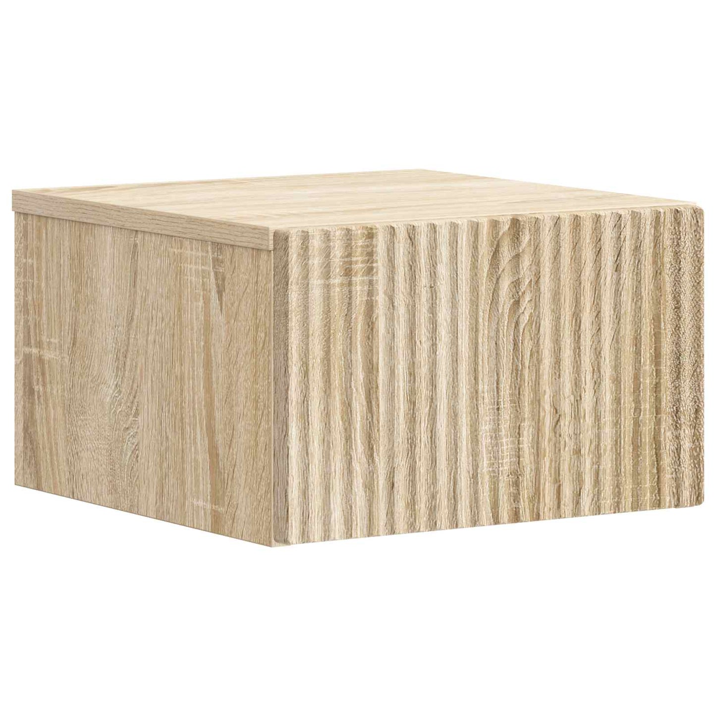 Wall-Mounted Bedside Cabinet Sonoma Oak 33 x 34.5 x 20 cm