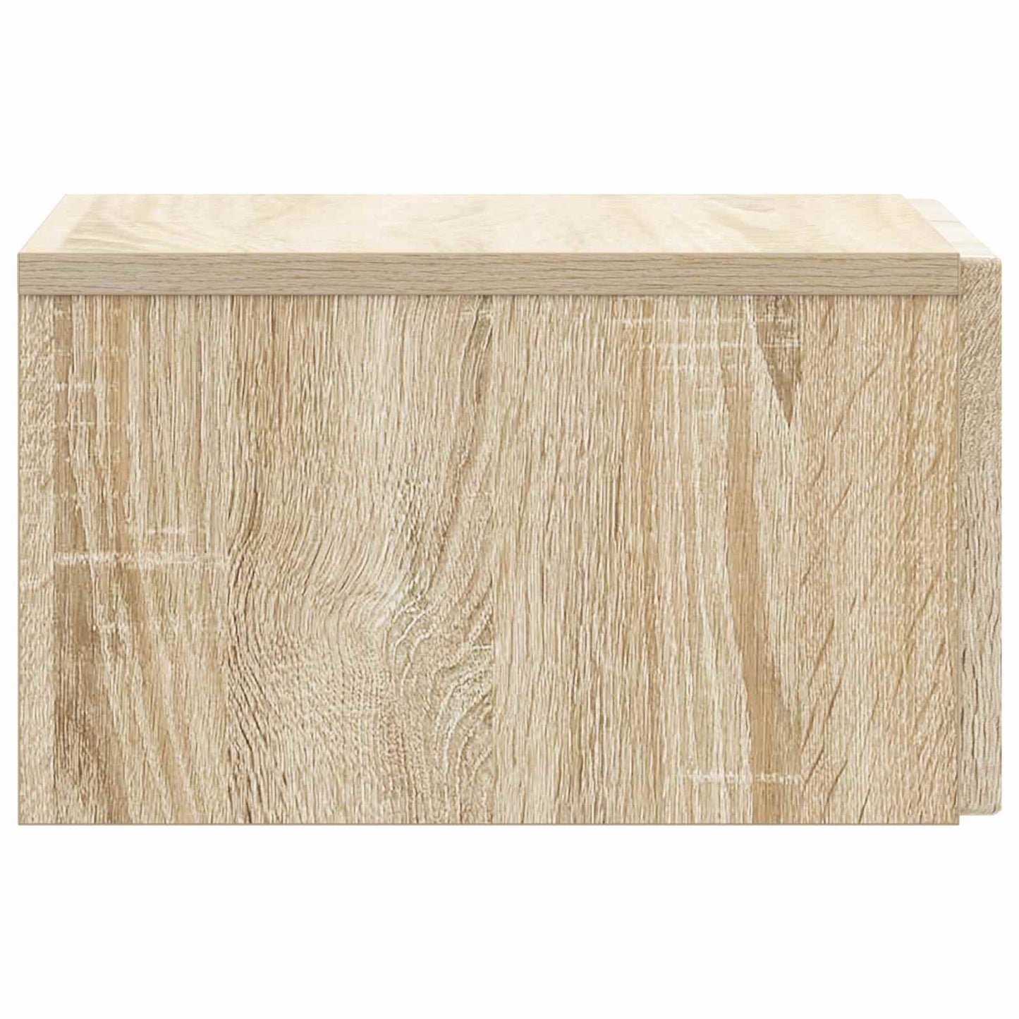 Wall-Mounted Bedside Cabinet Sonoma Oak 33 x 34.5 x 20 cm