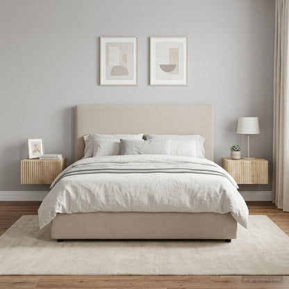 Wall-Mounted Bedside Cabinet 2 pcs Sonoma Oak 33 x 34.5 x 20 cm