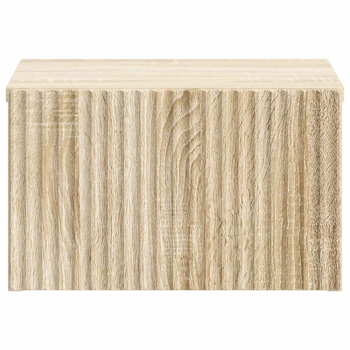 Wall-Mounted Bedside Cabinet 2 pcs Sonoma Oak 33 x 34.5 x 20 cm