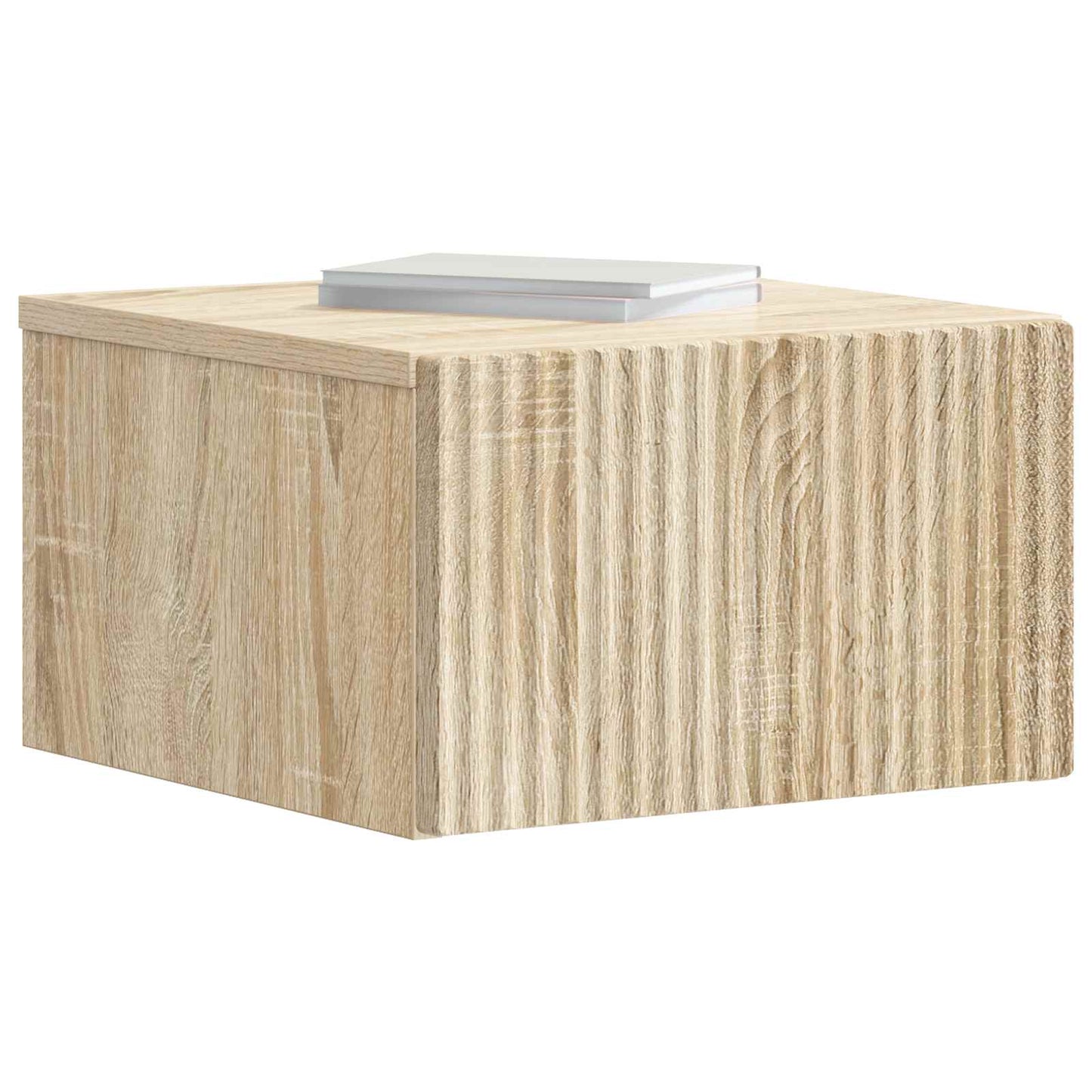 Wall-Mounted Bedside Cabinet 2 pcs Sonoma Oak 33 x 34.5 x 20 cm