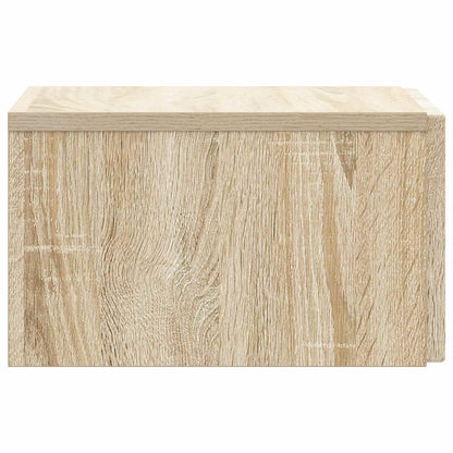 Wall-Mounted Bedside Cabinet 2 pcs Sonoma Oak 33 x 34.5 x 20 cm