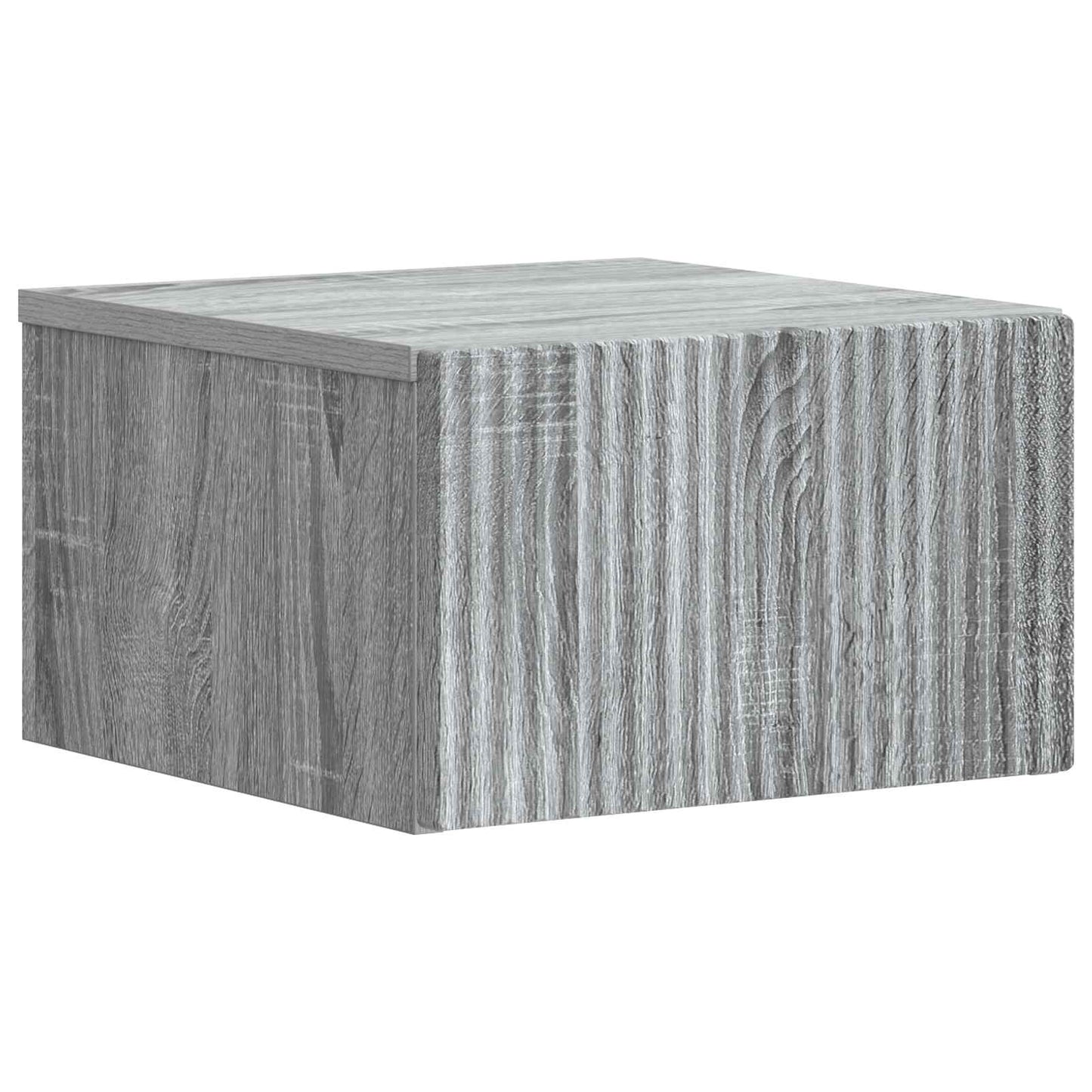 Wall-Mounted Bedside Cabinet 2 pcs Grey Sonoma Engineered Wood