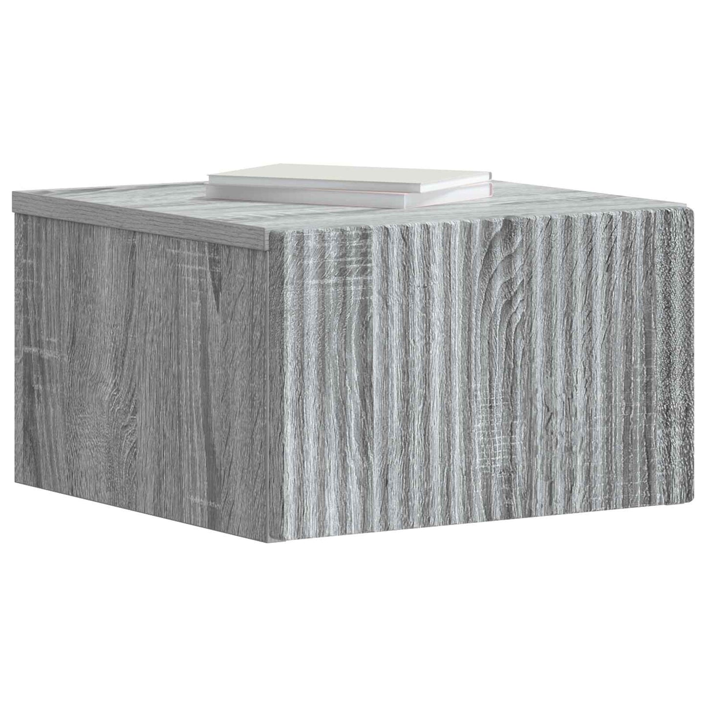 Wall-Mounted Bedside Cabinet 2 pcs Grey Sonoma Engineered Wood