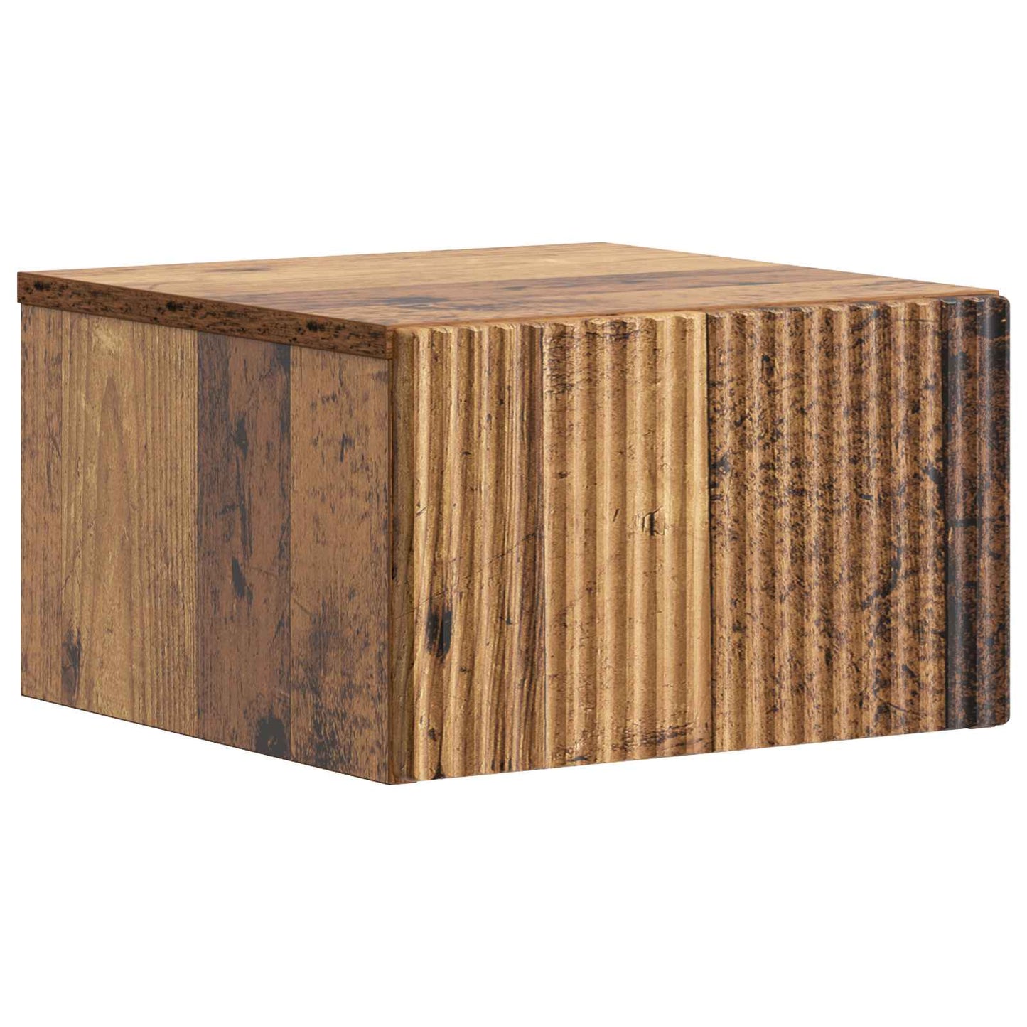 Wall-Mounted Bedside Cabinet 2 pcs Old Wood 33 x 34.5 x 20 cm