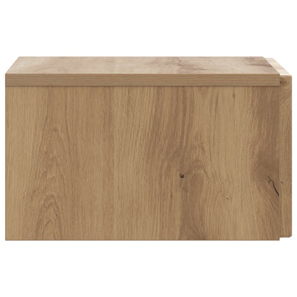 Wall-Mounted Bedside Cabinet Artisan Oak 33 x 34.5 x 20 cm