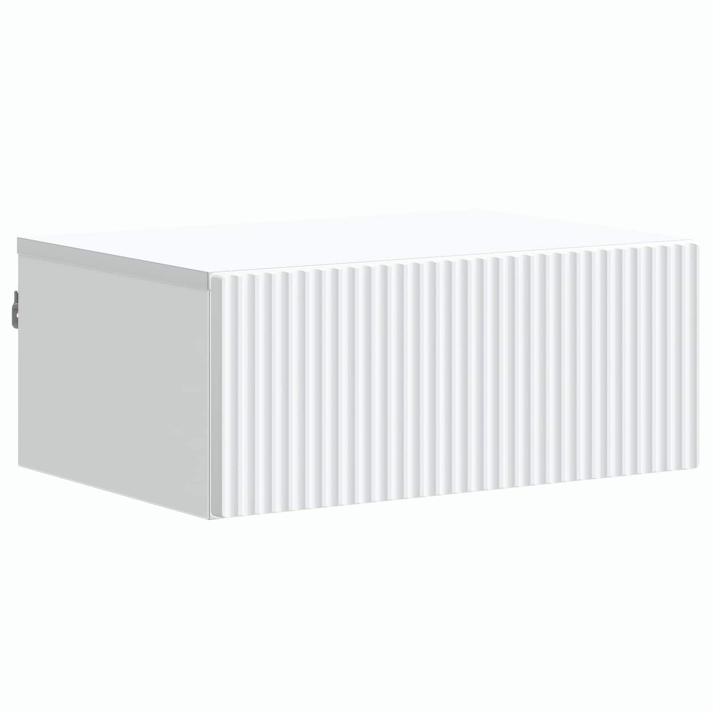 Wall-Mounted Bedside Cabinet 2 pcs White 49 x 34.5 x 20 cm