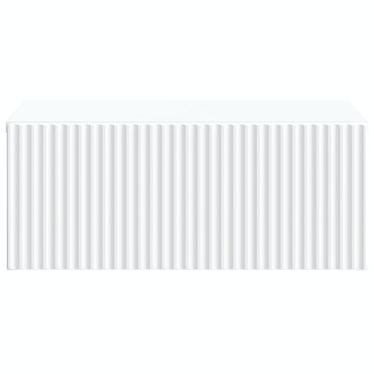 Wall-Mounted Bedside Cabinet 2 pcs White 49 x 34.5 x 20 cm