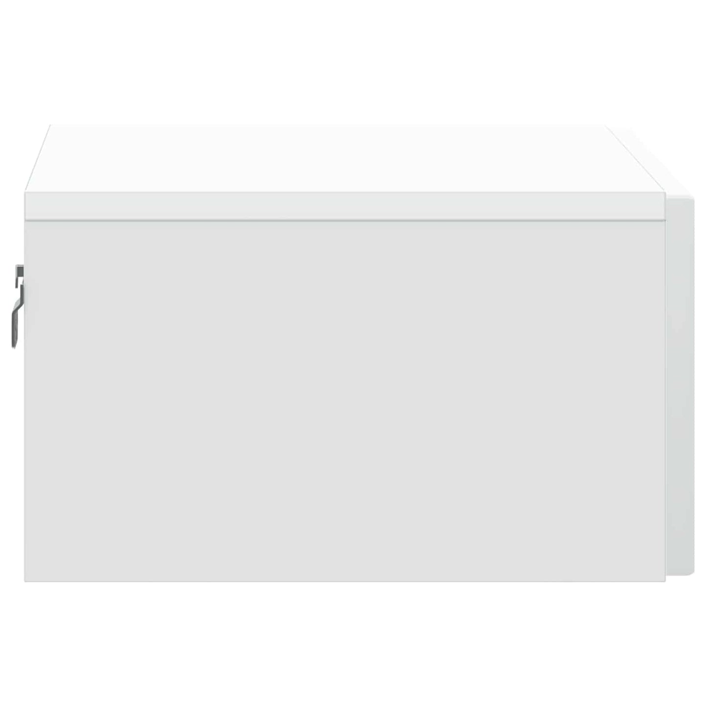 Wall-Mounted Bedside Cabinet 2 pcs White 49 x 34.5 x 20 cm