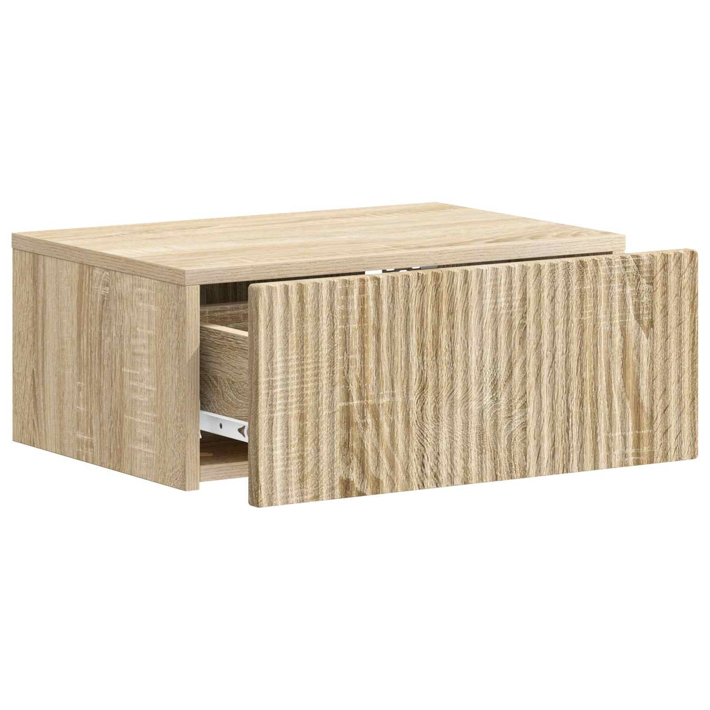 Wall-Mounted Bedside Cabinet 2 pcs Sonoma Oak 49 x 34.5 x 20 cm