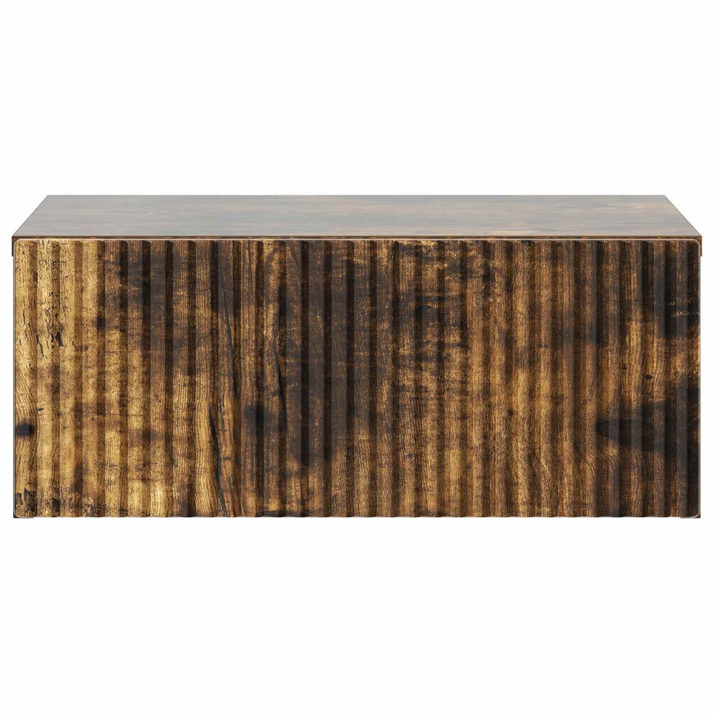 Wall-Mounted Bedside Cabinet Smoked Oak 49 x 34.5 x 20 cm